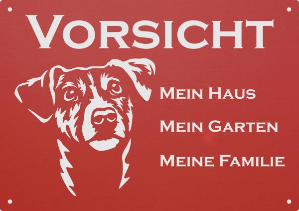 Aluminiumschild Mein Haus Mein Garten Meine Familie